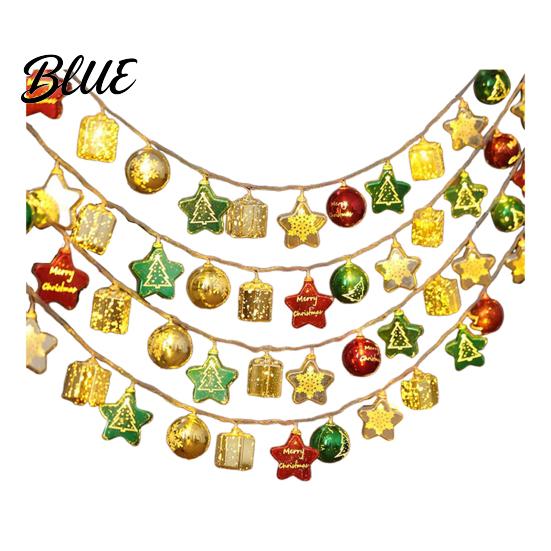 Waterproof Outdoor String Light with LED Xmas Fairy 10/20/40/80 Lights Christmas Warm White Santa Curtain