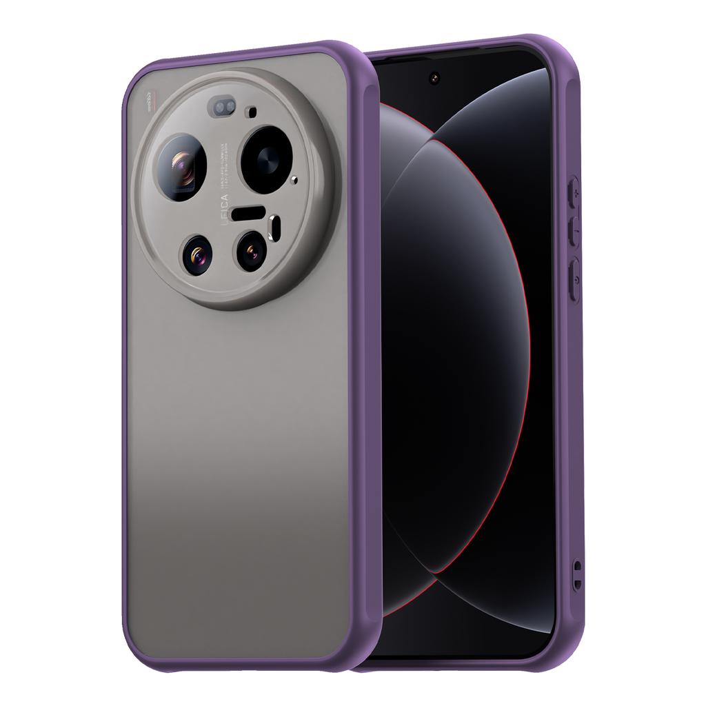 For Xiaomi 17 Ultra 5G Case Drop Proof Airbags Frosted Translucent PC + TPU Phone Back Cover