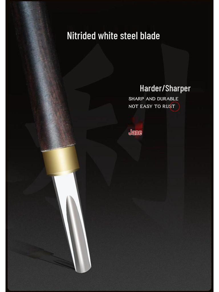 Carving Knife Set: Woodworking Tools, Student Woodcut Art, Walnut Carving Seal