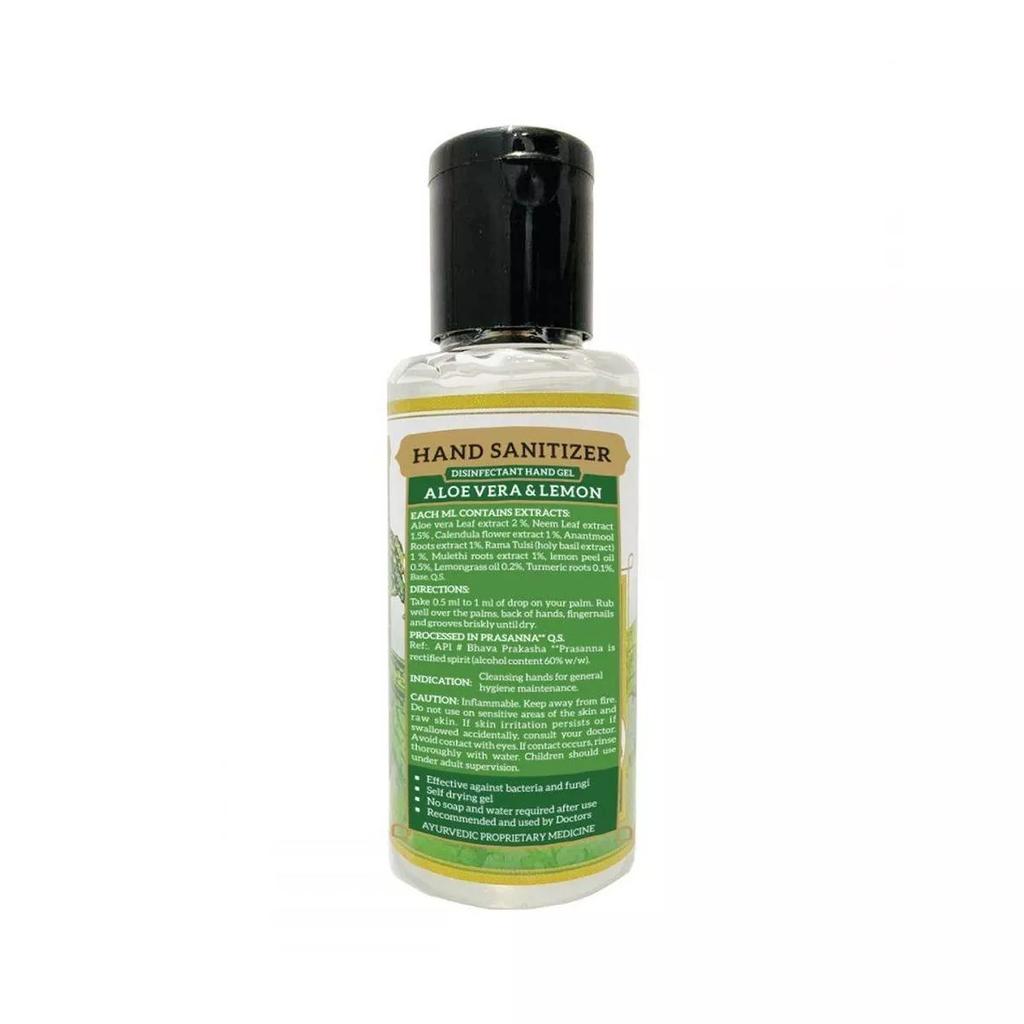 Płyn do dezynfekcji rąk z aloesem i cytryną (100 ml), Płyn do dezynfekcji rąk Khadi Natural