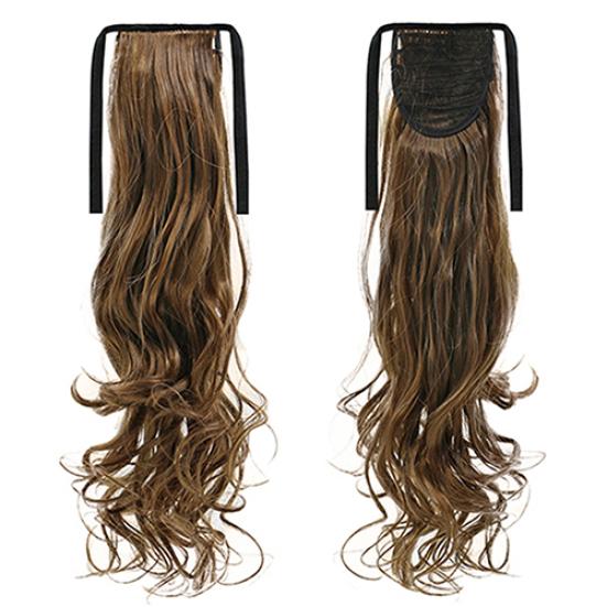 Women Long Fluffy Curly Fake Ponytail Wig Hairpiece FALSE Hair Extension