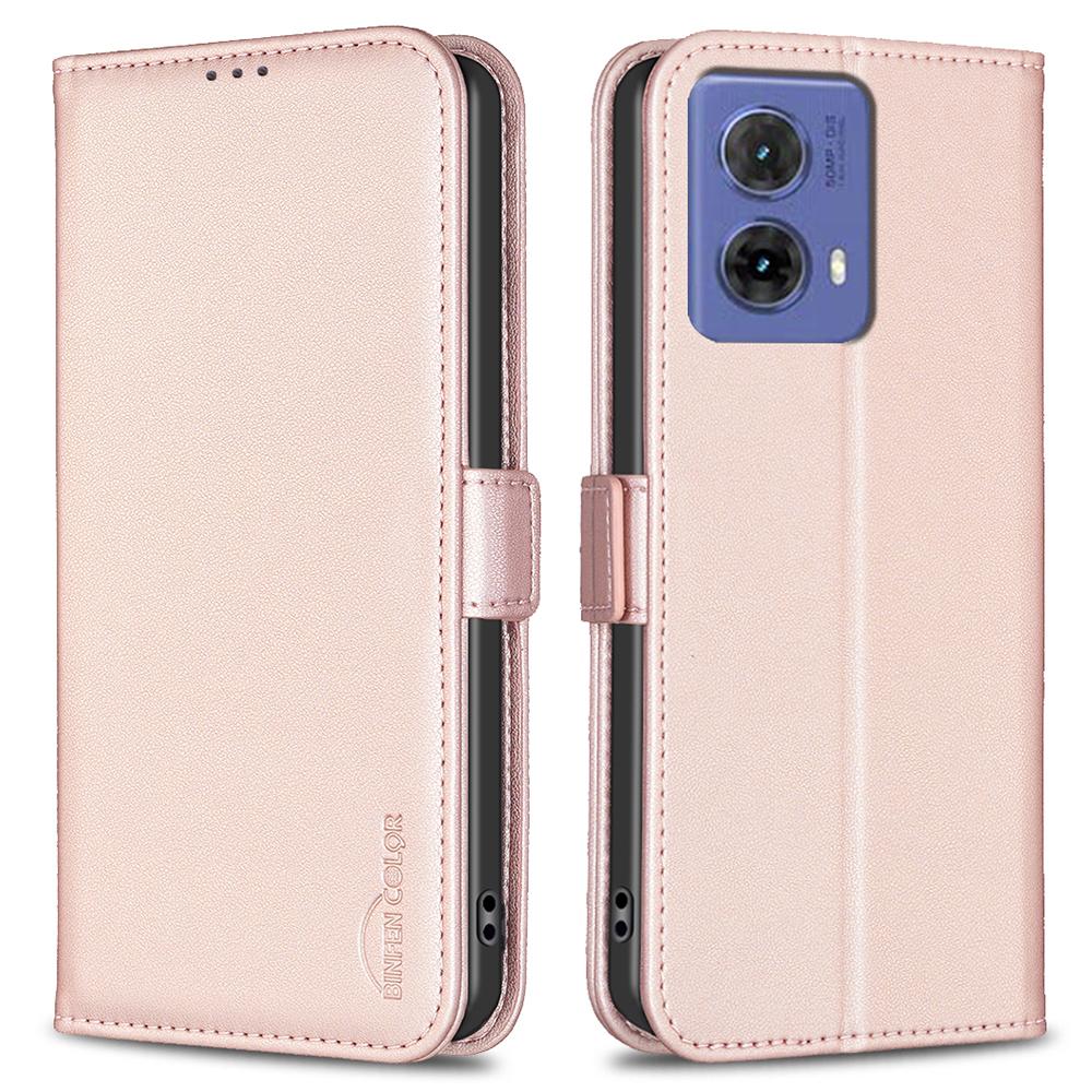 BINFEN COLOR BF31 For Motorola Moto G85 5G/S50 Neo 5G Case Wallet Leather Flip Phone Cover