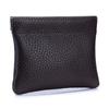 Mini Coin Purse Genuine Leather Small Coin Wallet Pebble Pattern Leather Squeeze Coin Purse Pouch Change Holder for Men & Women