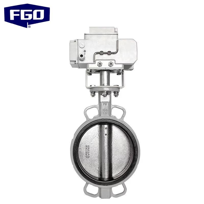 FGO Electric Wafer Butterfly Valve