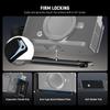 NEEWER Hand Grip for Grip with Rubber Coated Retro Mount Base and Silver Shutter Camera Camera Grip for Tripod CA134 Zf, L-Shaped Plate, Handle/Thumb