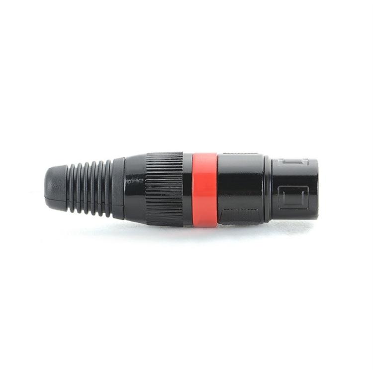 XLR 3Pin Female Connectors with Metal Construction for Long Performances in Sound Gear