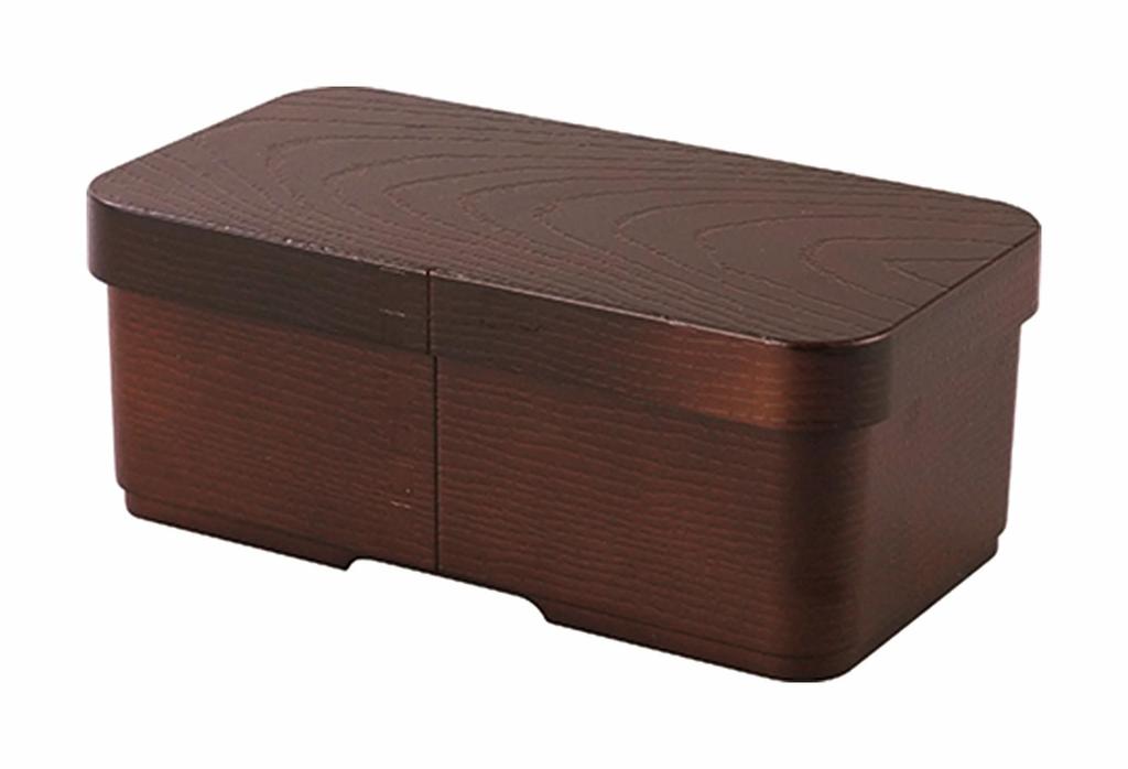 Kakusee Bento Made In Dishwasher and Microwave Inner Lid with Elastic Single Suitable for Elementary School High School Retro Product 79033700