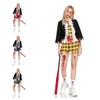 Vampire Student Costume For Halloween Cosplay Horror Zombie School Uniform