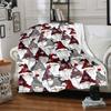 1Pc Christmas Gnome Celebration Blanket Soft Throw Blanket For Home Bedroom Bed Sofa Travel Office Solid Christmas Blanket