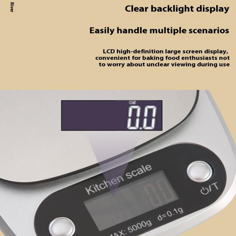 High Precision Kitchen Scale 10kg Electronic Jewelry Food Baking Scale Multifunction Measuring Tool Gram Scale Lcd Display
