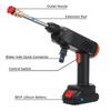 1500W 88VF 65Bar Portable High Pressure Car Washer Cordless Car Wash Spray Gun Li-ion Battery Water Cleaner