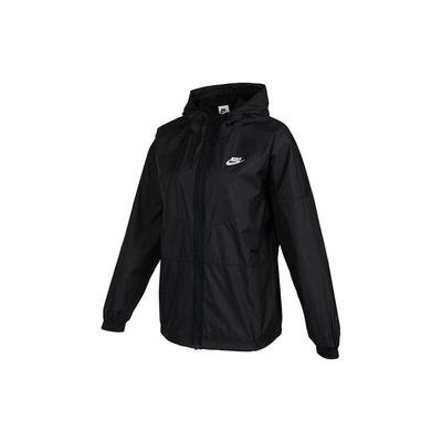 Nike Dokuma Kapüşonlu Hafif Nefes Alabilen Günlük Spor Ceket Kadın Ceketleri Siyah DD5853-010