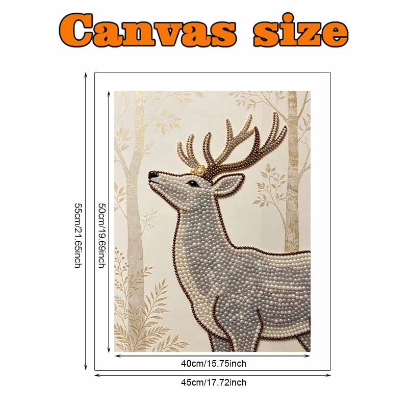 Deer 5D Pearl Painting Handmade DIY Home Office Desktop Decoration Painting ThreedimensionalExquisite Craftsmanship