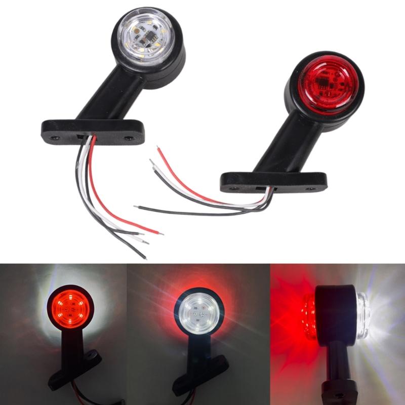 Weatherproof Trailer Running Light ABS Double Purpose Indicator Lamp Direct Fit Truck Accessory for Heavy Duty Vehicles