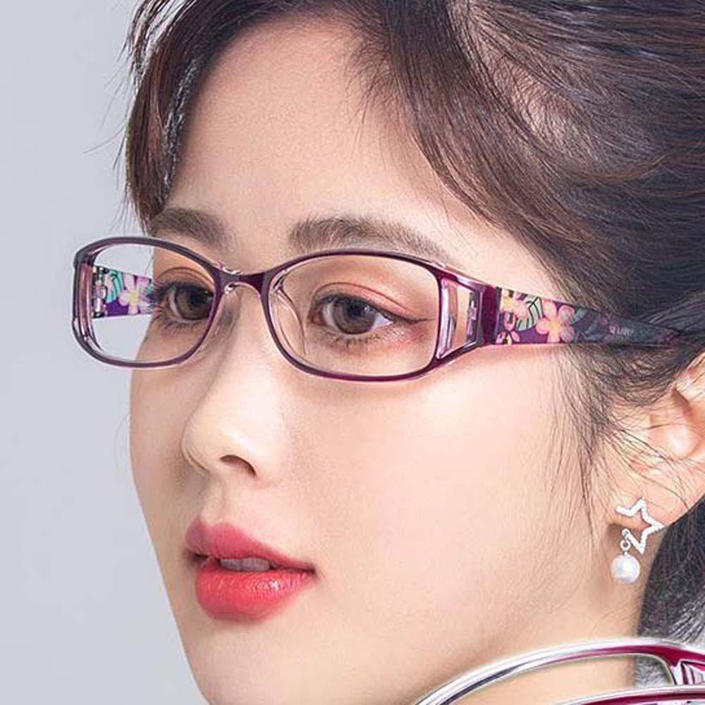 Flower Printed Elderly Reading Eyewear PC Anti Blu-ray Eyewear  Mother's Day