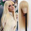 Best-selling 26-inch synthetic wig for long straight hair for cosplay, Halloween everyday wig, high-temperature hairpiece