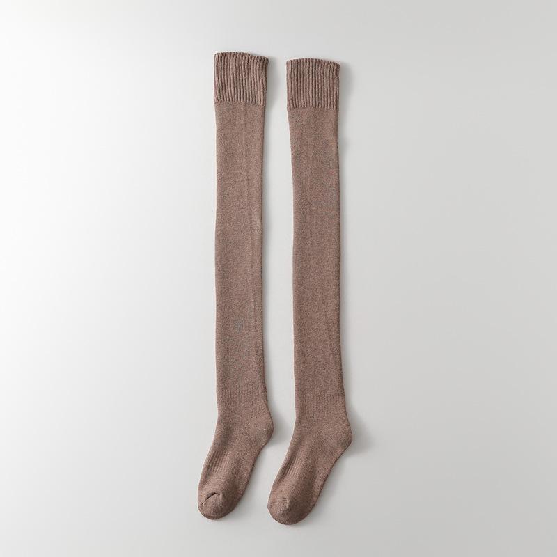 Zosilnené froté podkolienky Detské zimné teplé a proti chladu chrániče kolien Stehenné ponožky Jednofarebné Japonské JK pančuchy Dámske ponožky Dlhé