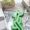 Cactus-Shaped Clamp-On Shower Hook for 8 Mm Glass Doors — Bathroom Accessory for Towels & Essentials