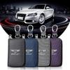 PU Carbon Fiber Wallet Leather Keys Protection Storage Bag For Bentley Continental GT MULLINER Bentayga Flying HurtlingSpurlogo MY9