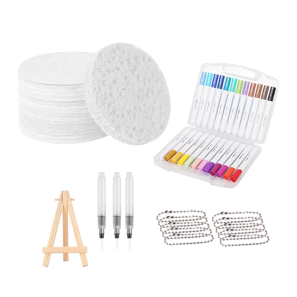 Magic Paint Art 3D Drawing Set Canvas Sponge Puffy Popcorn  Foam Texture Painting Kit DIY Bubble Drawing Pen Supplies