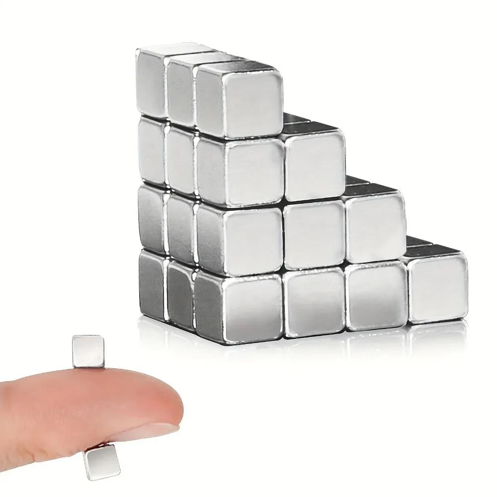 

Multi-Pack Mini Magnets (30/60pcs) - Small Adhesive Backing Magnets for Whiteboard, Science Projects, Office Organization