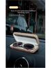 Diamond-Inlaid Car Sunglasses Storage Box: Portable and Stylish Interior Accessory