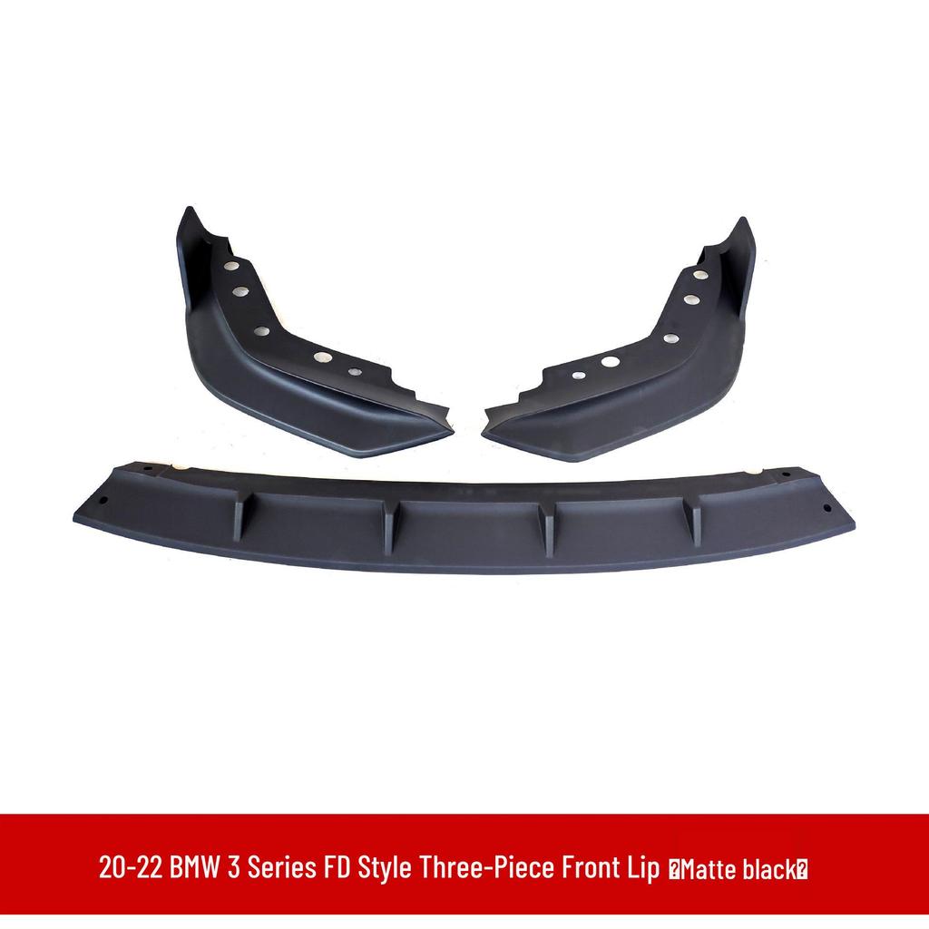 Compatible with 20-22 BMW 3 Series G20: Front Splitter, Lip, Rear Spoiler Body Kit, Corner Spoilers.