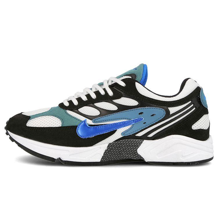 Nike Men's Blue/Black Air Ghost Racer Mineral Teal Unisex Sneakers Photo- At5410-004 Cm