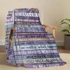 Lodge Style Inspirational Daughter Flannel Blanket - Digital Printed Polyester Soft Throw, Knitted All-Season Comfort with Motiv