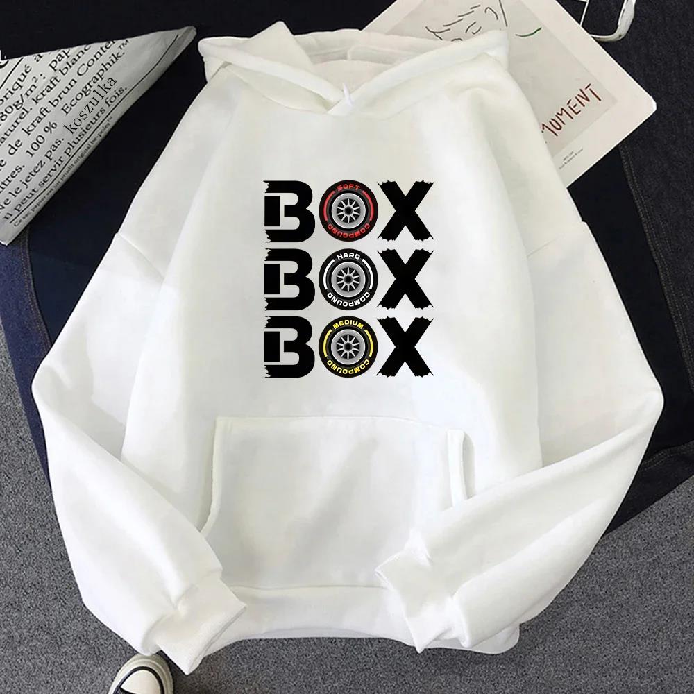 Box Hodies F1 Tyre Compound V2 Sweatshirts  Long Sleeve Top Oversized Hooded Funny Games Men Clothing Y2k Clothes