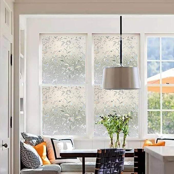 Translucent Frosted Glass Anti-Peep Privacy Film for Bathroom Doors and Windows