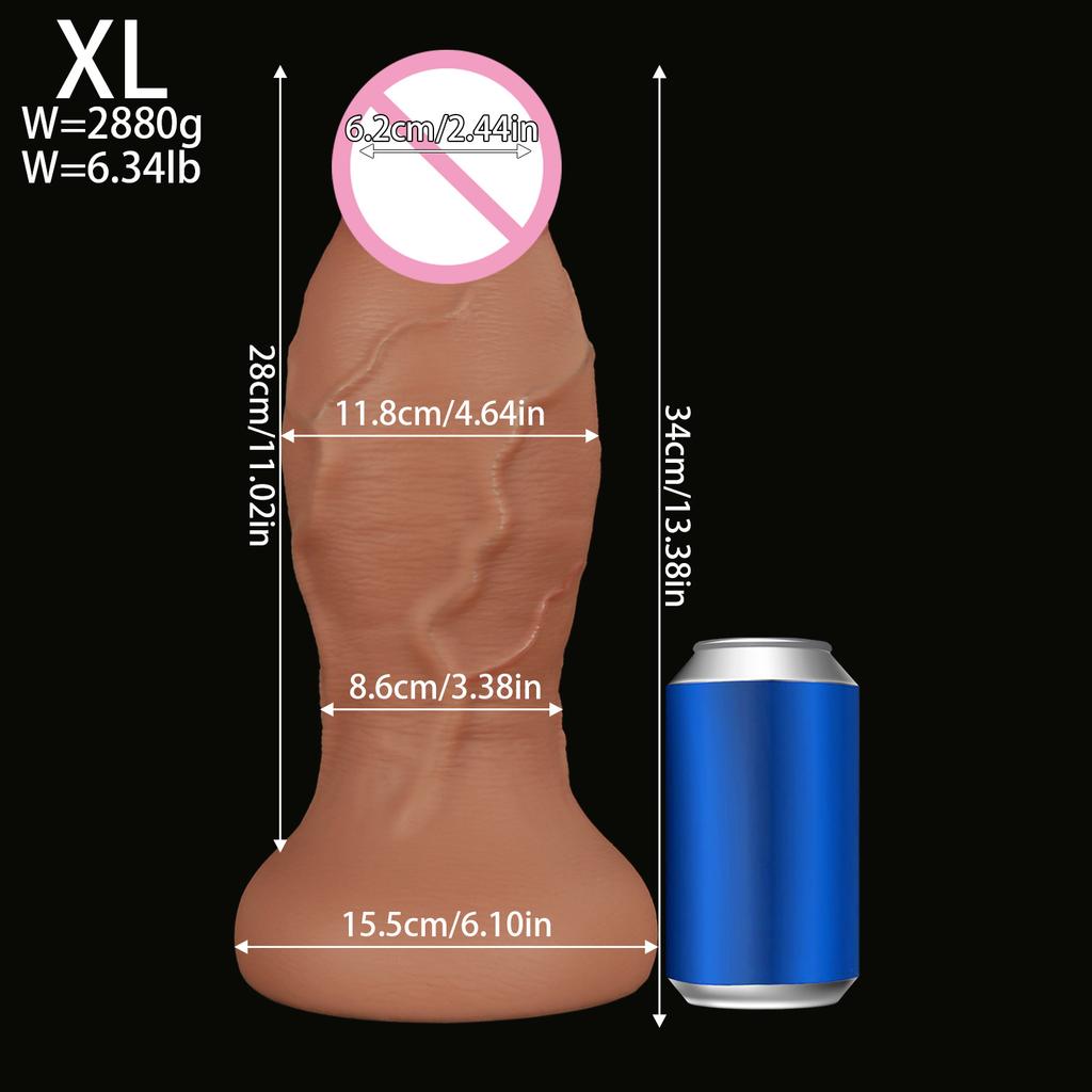 Super Large And Thick Female Egg Free Penis Silicone Simulation Soft Meat Penis For Couples To Satisfy Masturbation Device Adult Sex Toy
