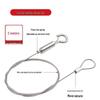 Adjustable Steel Wire Rope with Hook for Sound Insulation Panels and Ceiling Chandeliers
