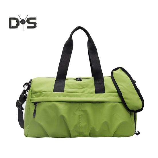Small Duffel Bag for Sports Gym Bag with Shoe And Wet Clothes Compartment Waterproof Carry-on Travel Bag for Women And Men Weekend Getaway