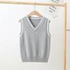Children's Knitted Vest Spring and Autumn Models for Boys and Girls Pullover College Style Sweater Vest