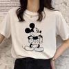 Retro Cartoon Womens Tshirt Mickey Mouse Harajuku Cotton Tshirt Fashion Womens Shirt Summer Top Short Sleeve Shirt