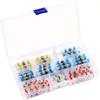 Durable-150PCS Solder Seal Wire Connectors Kit Heat Shrink Butt Connectors Waterproof And ulated Electrical Wire Terminals Wa