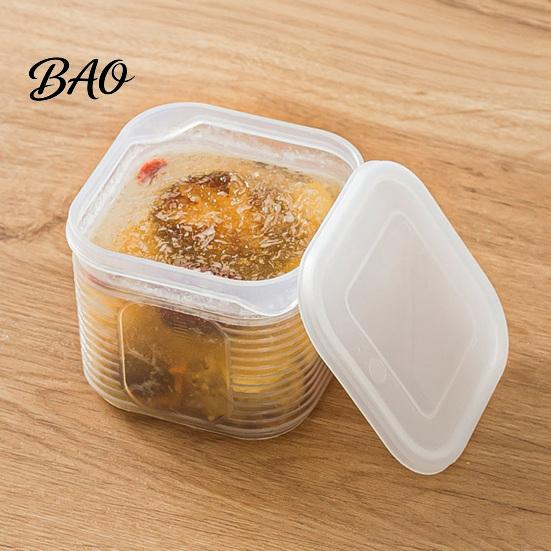 Refrigerator Soup Organizer Freezer Packaging Box, with Sealed Lids, Food-Grade PP And Reusable Storage Boxes Microwave Safe Containers, Leak-Proof