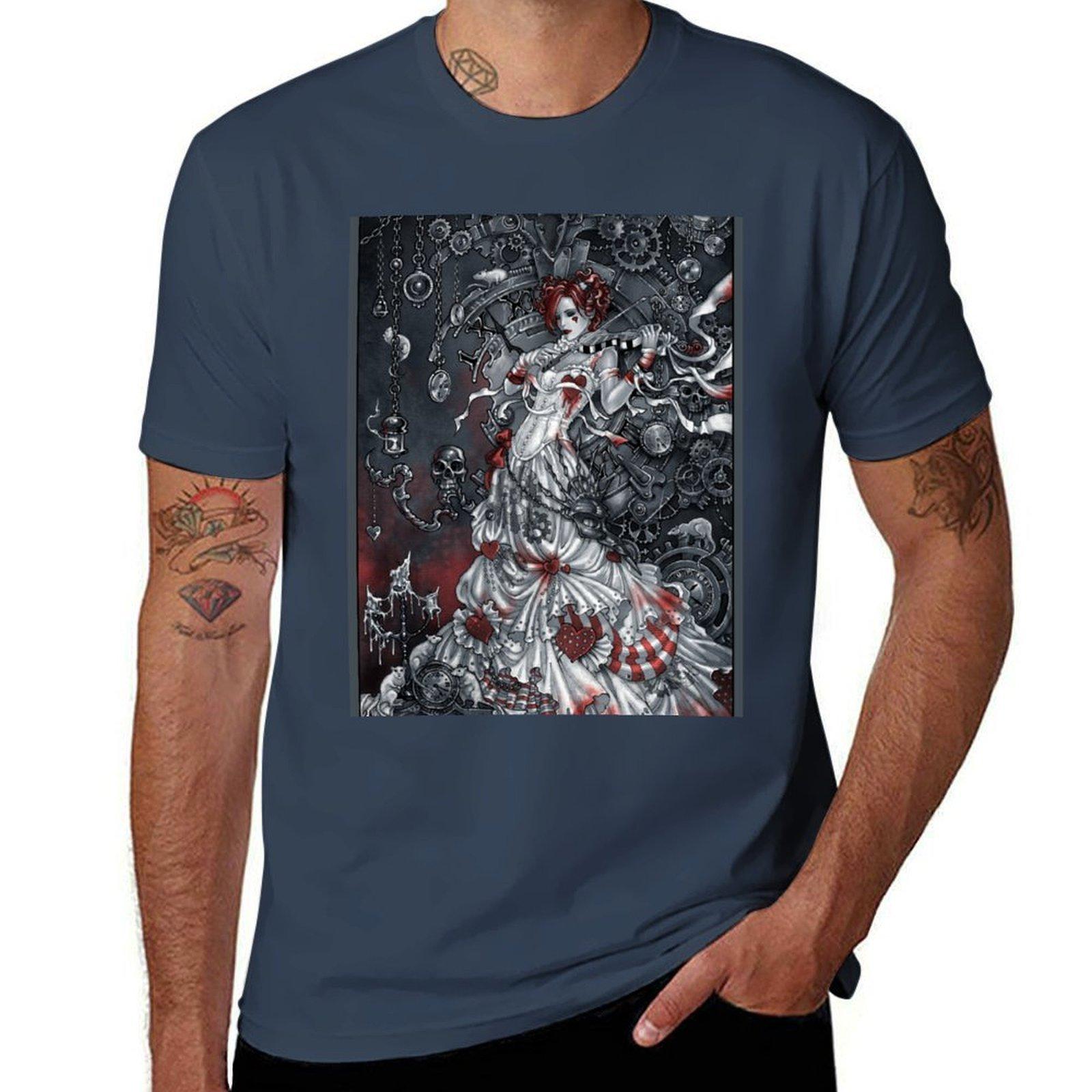 Magic violin TShirt Classic Print Short Sleeve Shirt S