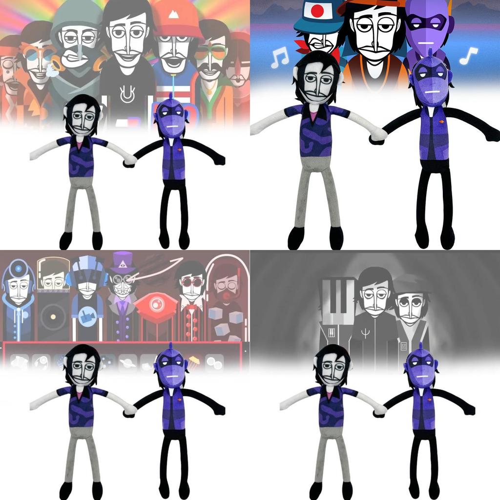 Incredibox Plush Rhythm Box Colorful Cartoon Music Game Stuffed Toy For Kids