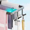 Kitchen Dishcloth Storage Rack Rag Holder Dish Brush Drying Hanger with Removable Drain Pan Dishwashing Cloth Sink Drain Rack