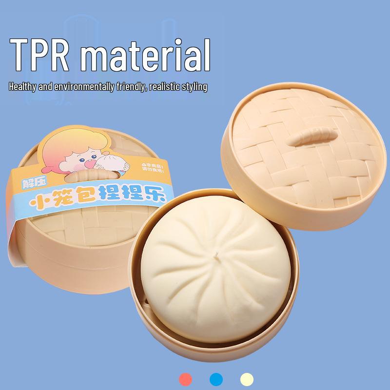 Creative Bun Decompression Toy: Slow Rebound Music Prank Artifact