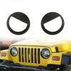 Embellecedor de Cubierta Decorativa de Visera de Faro Delantero para Jeep Wrangler TJ 1997-2007 Estilo Automotriz Accesorios Exteriores