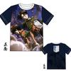 Attack on Titan 3D Pattern T-Shirt, Fashion Streetwear Graphic Tee, Lightweight Polyester Short Sleeve, Hip Hop Style Tops