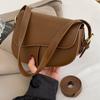 Fashionable Vintage Saddle Bag, Niche Saddle Bag, Fashionable Commuter Single Shoulder Crossbody Bag
