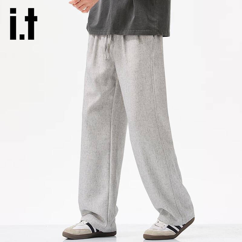 Izzue IT Men's Pure Cotton Retro Casual Trousers