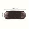 Elegant 2-Piece Set Invisible Hair Volume Boost Clips - Vintage Style, Oval Shape with Hollow Design for Women & Girls