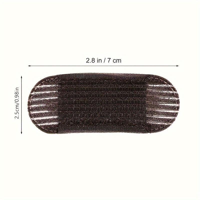 Elegant 2-Piece Set Invisible Hair Volume Boost Clips - Vintage Style, Oval Shape with Hollow Design for Women & Girls