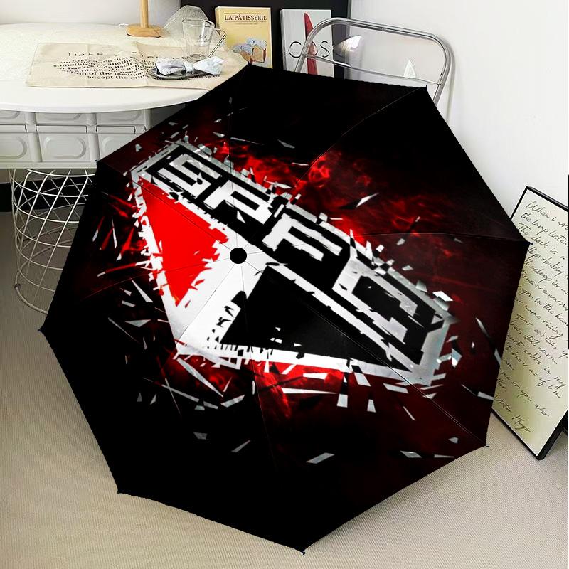 1PC Paulo Fc Emblem Printed Umbrella Folding umbrella, automatic umbrella 8-Frame for Travel, camping Fan gifts Christmas Gifts