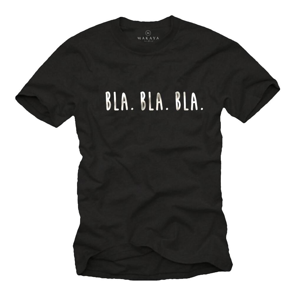 Funny Teen Sayings Mens T-Shirt with BLA BLA BLA - Funny Men Shirt- XL